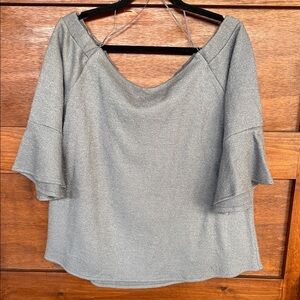 Banana Republic Elegant Gray Wool Women's Top -NWT